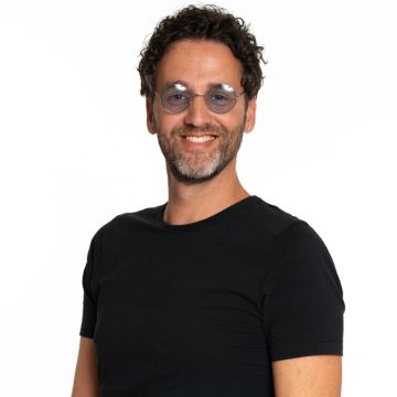 Round Lennon Sunglasses Blue