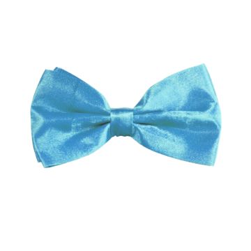 Turquoise blue bow tie