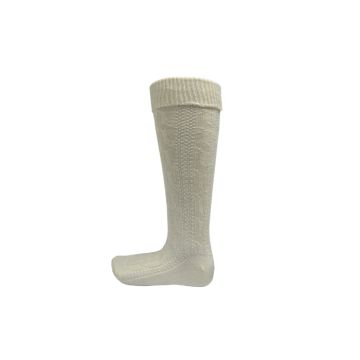 Oktoberfest Tyrolean knee socks deluxe raw white