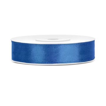 Blue Satin Ribbon - 12 mm x 25 m