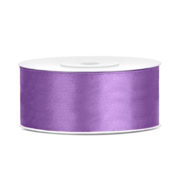 Light Purple Satin Ribbon - 25 mm x 25 m