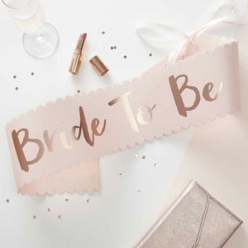 Bride To Be Skråbånd - til Bruden Bride To Be Skråbånd - til Bruden
