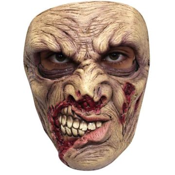 Spooky halloween zombie mask