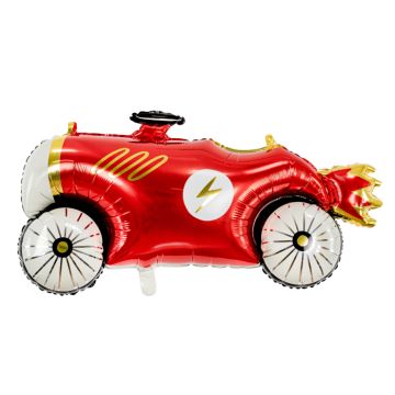 Foil balloon red car 111x63 cm