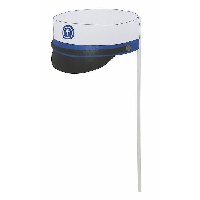 Blue Student Cap Flag 10x - 50 cm
