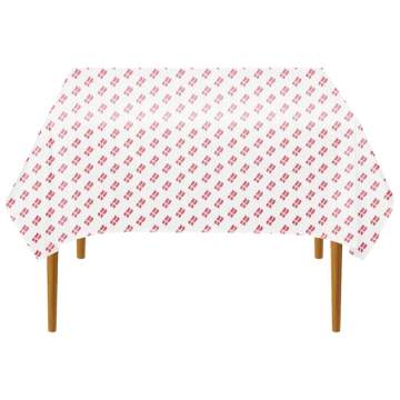 Dannebrog tablecloth polyester - 140x240 cm