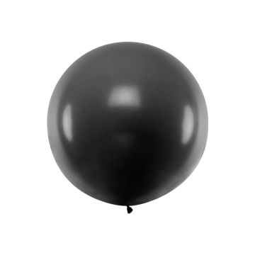 Giant black balloon - 1 metre