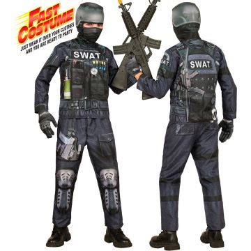 S.W.A.T. costume for kids with print