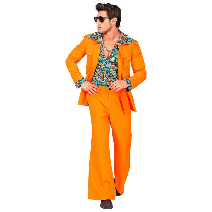 70's Orange Disco Costume for Men