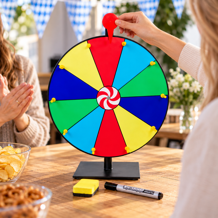 Prize Wheel with whiteboard marker 33 cm