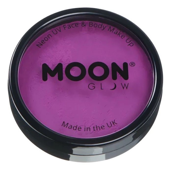 Neon UV Face and Body Paint Intense Purple 36 g Moon Creations