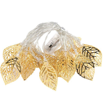 Leaf string light rose gold 1.5m