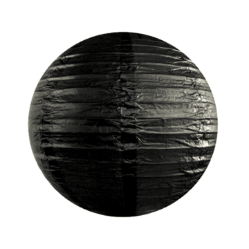 Black Paper Lantern - 25 cm