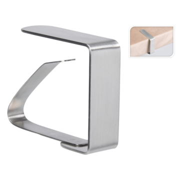 Stainless Steel Table Clips 4x - 5x6x1.6 cm