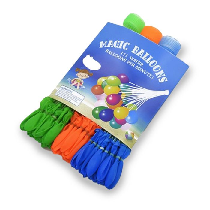 Self-sealing water balloons 110x attach to tap