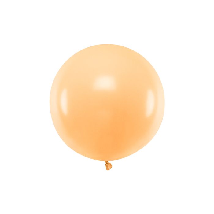 Giant Pastel Peach Balloon - 1 Metre