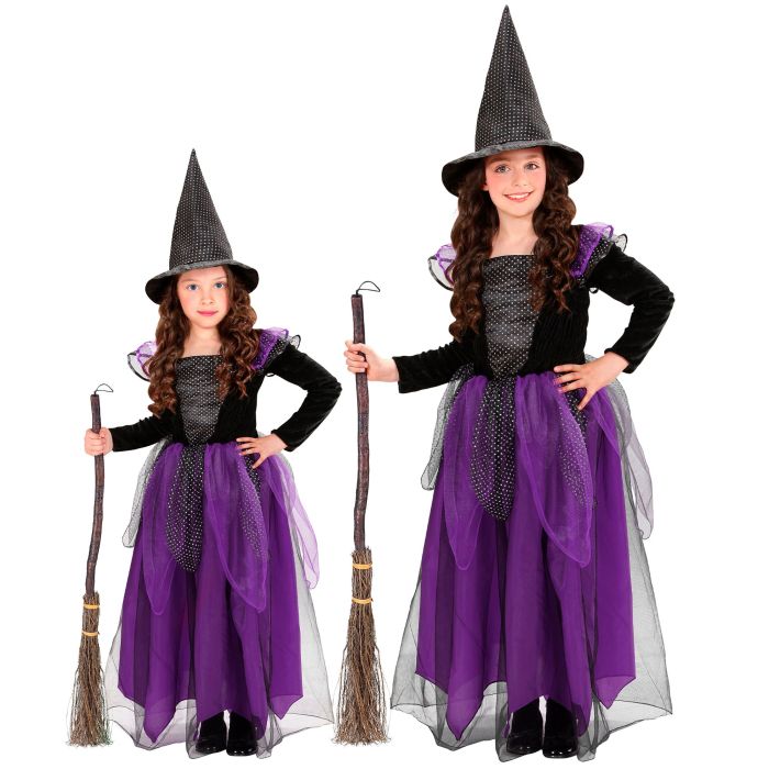 Purple Witch Costume for Girls - 2 Pieces