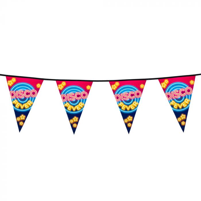 Disco fever bunting - 6 meters