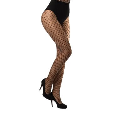 Black Fishnet Tights - Onesize