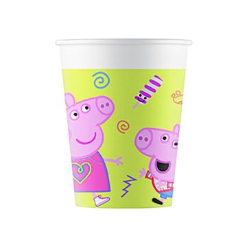 Peppa Pig paper cups 8x - 200 ml