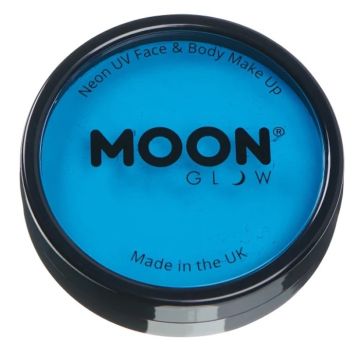 Neon UV Face And Body Paint Intense Blue 36 g Moon Creations