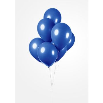 Dark Blue Balloons 50x - 30 cm