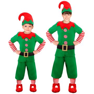 Elf Costume with Shoe Covers for Boys