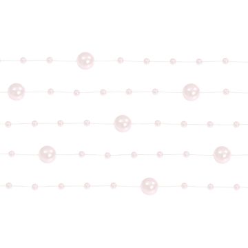 Light Pink Pearl Garland 5x - 1.3 meters