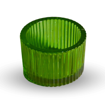 Tealight holder green 5 cm
