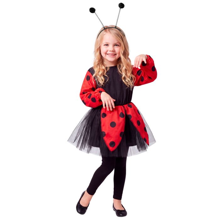 Ladybird costume for girls - 2 pieces