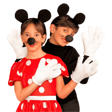 Tegnefilms muse kostume til børn - 3 dele