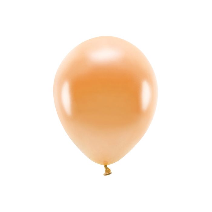 Metallic Orange Balloons 10x - 30 cm