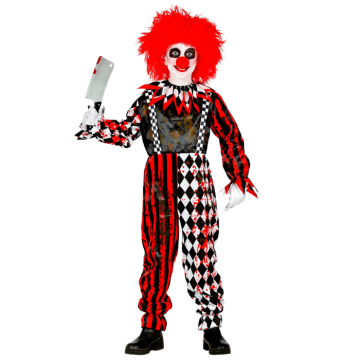 Scary clown costume for children