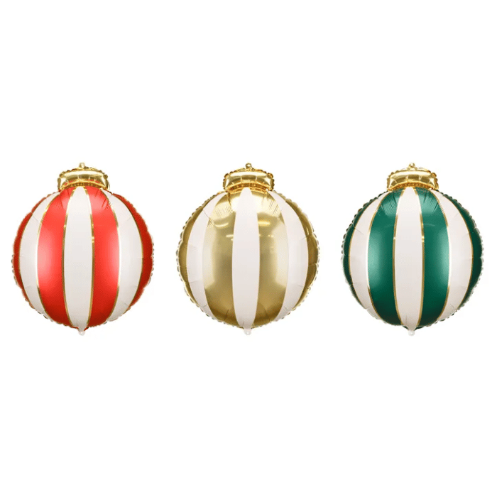 Christmas Bauble foil balloon 3x - 42x46cm