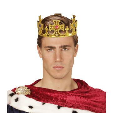 Gold king crown
