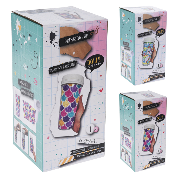 Diamond painting drinking bottle 85x85x165cm 