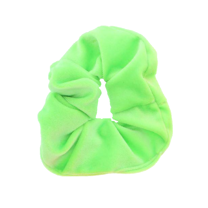 Neon UV Scrunchie Green