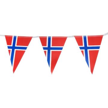 Norway Flag Garland - 3.6 meters