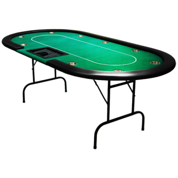 Professional Poker Table 9 people including cup holder